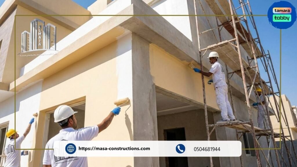 أفضل أنواع دهان واجهات فلل ومميزاتها