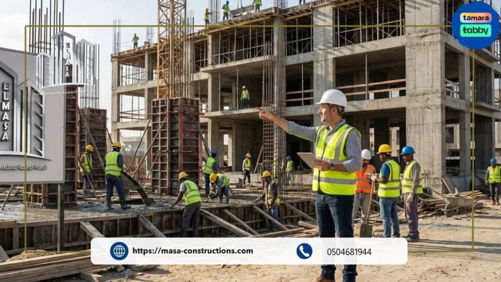 دور مقاول بناء عام في تنفيذ المشاريع السكنية والتجارية