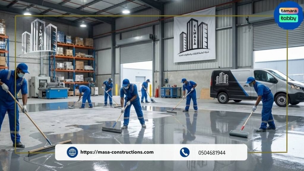 عروض وتقسيط مريح لتركيب ارضيات ايبوكسي عبر تابي وتمارا