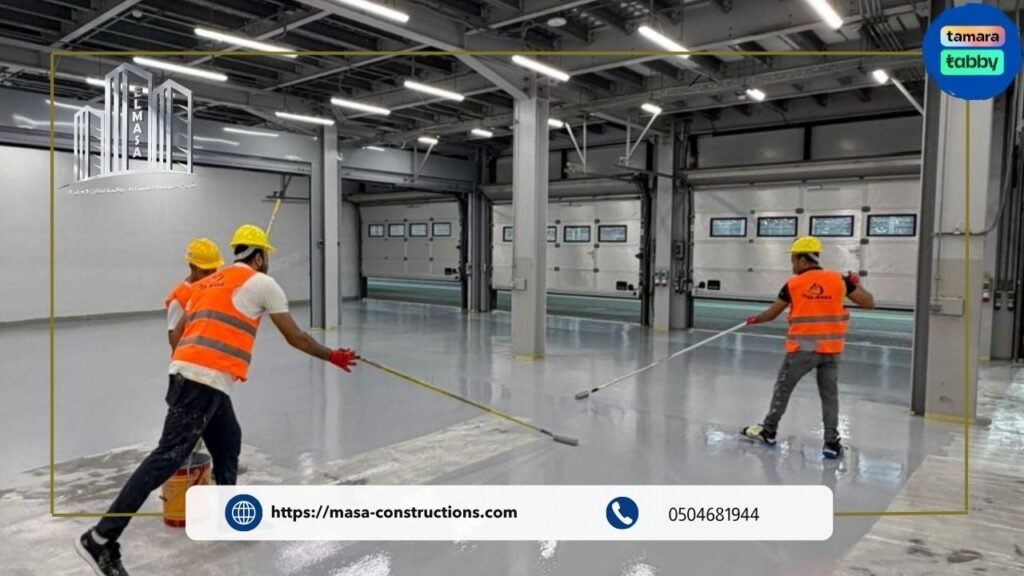 أهم مميزات دهان الأرضيات بالإيبوكسي مع الماسة للإنشاءات