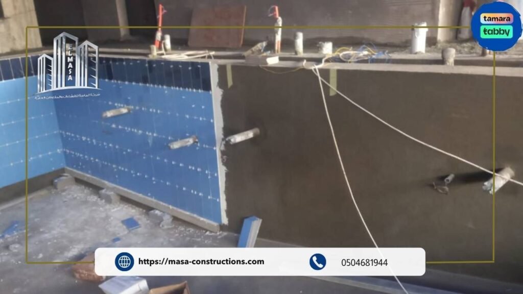 اختيار المواد والمعدات عالية الجودة لإنشاء المسابح