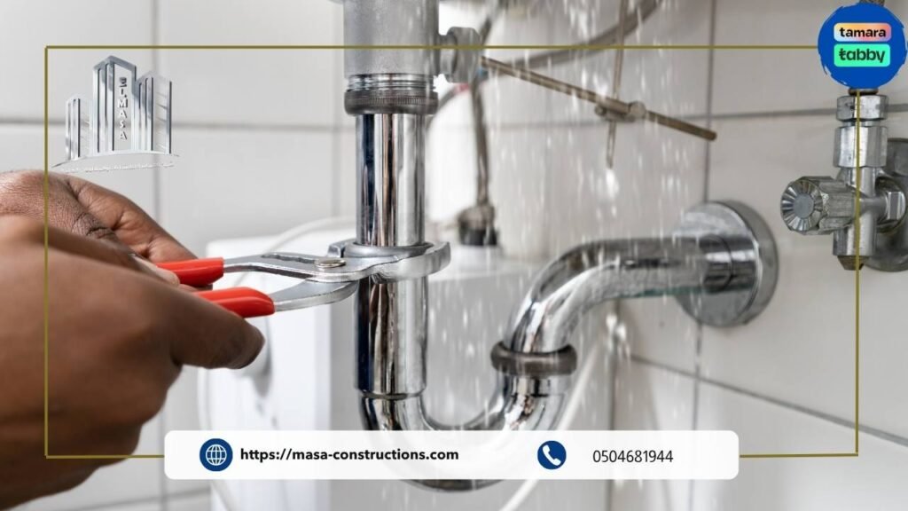 مراحل فحص تسربات المياه داخل المنازل والمنشآت